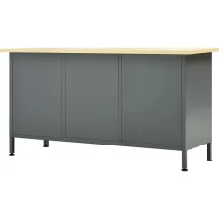 Établi Noir 160x60x85 cm Acier vidaXL