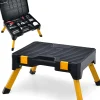 Tabouret Atelier 2 en 1 avec Caisse à Outils Tabouret Marchepied Pliable avec Pieds Antidérapants