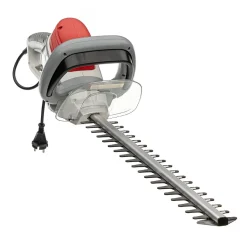 Taille haie electrique 600 W IKRA double lame 55 cm poignee pivotante ergonomique frein electrique