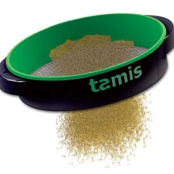 Tamis en plastique à poignée Ocai vert n°10 pour terre et terreau