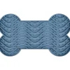 Tapis à lécher YUMMEE couleur bleu taille M 21 cm pour chien
