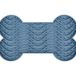 Tapis à lécher YUMMEE couleur bleu taille M 21 cm pour chien