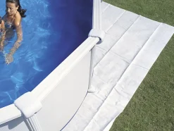 Tapis de sol Toi SWIMLUX piscine hors-sol ovale 7.3 x 3.66m