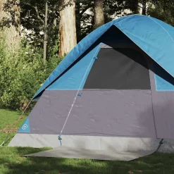 Tente de camping à dôme 2 personnes bleu imperméable vidaXL