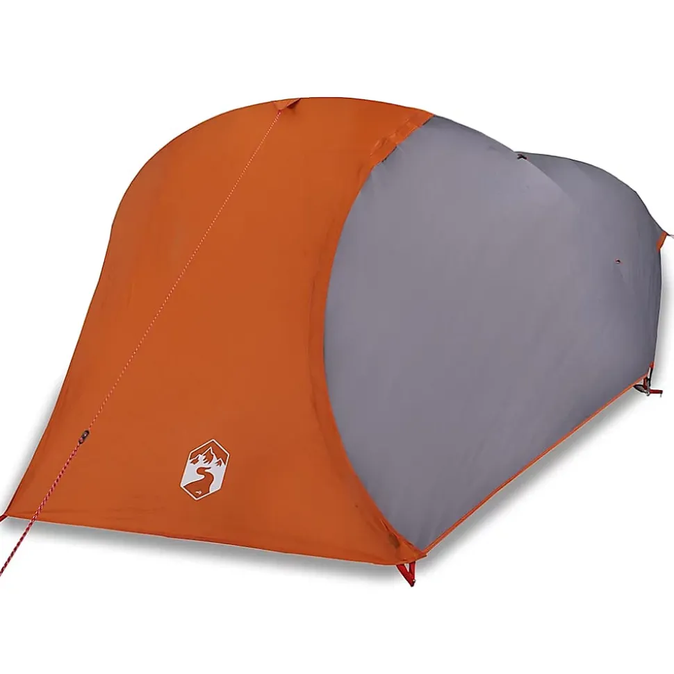 Tente de camping à dôme 4 personnes orange imperméable vidaXL