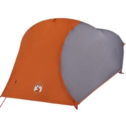 Tente de camping à dôme 4 personnes orange imperméable vidaXL