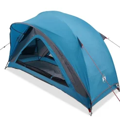 Tente de camping 1 personne bleu imperméable vidaXL