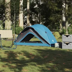 Tente de camping 1 personne bleu imperméable vidaXL