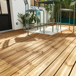 Terrasse autoportante en bois Halden Klikstrom L.120 x l.75 x ep.6,1cm