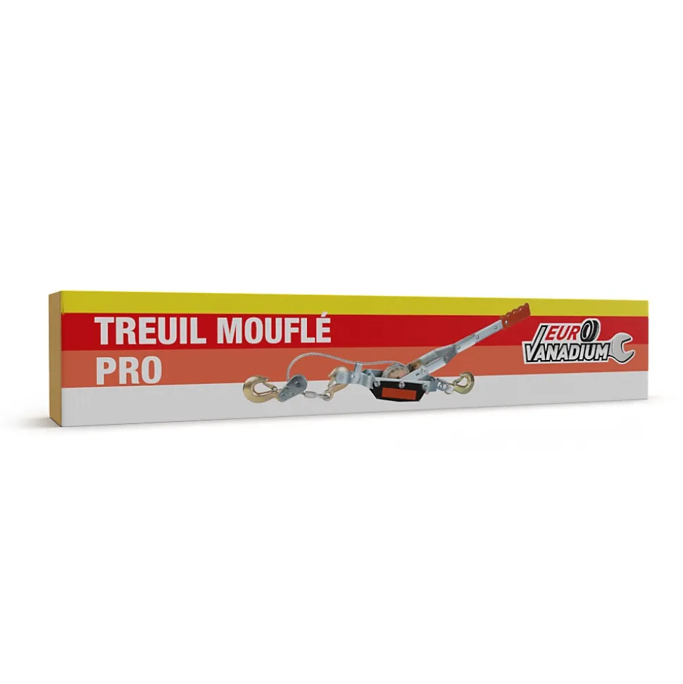 Tire fort - treuil de halage mouflé