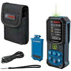 Télémètre laser GLM 50-27 CG vert avec 1 batterie BA 3.7V 1.0Ah - BOSCH - 0601072U01