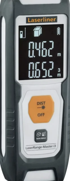 Télémètre laser Laserliner 080.830A portée jusqu'à 30 m précision ± 2 mm