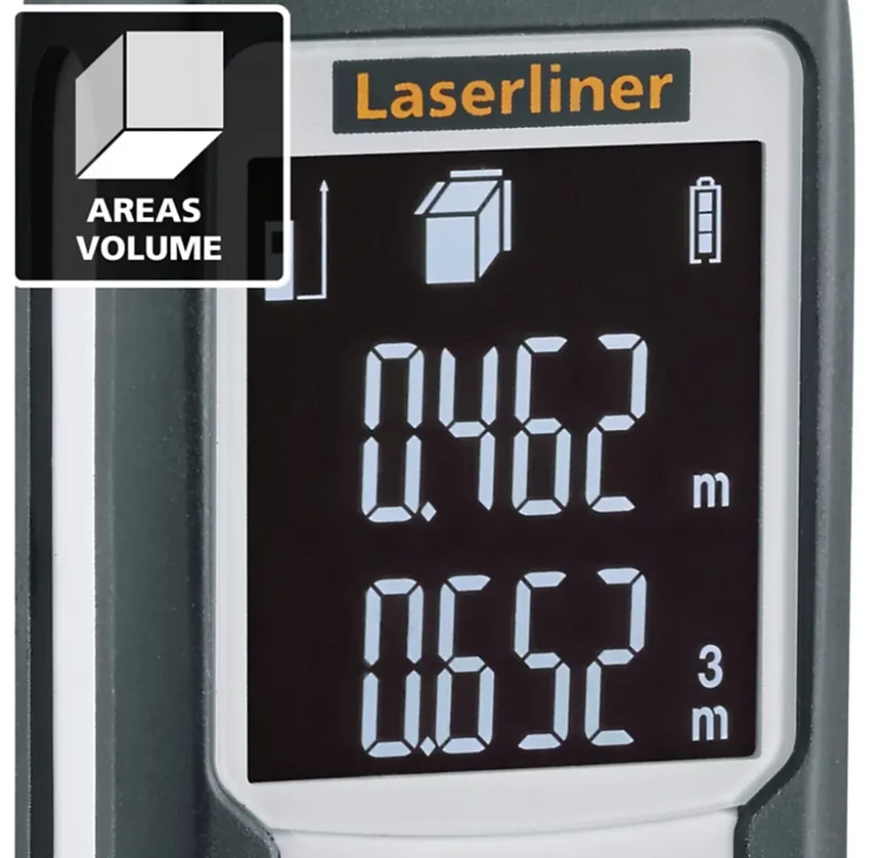 Télémètre laser Laserliner 080.830A portée jusqu'à 30 m précision ± 2 mm