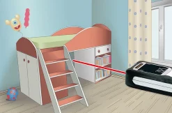 Télémètre laser Laserliner 080.830E portée jusqu'à 30 m précision ± 2 mm