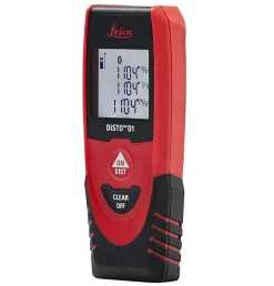 Télémètre laser Leica DISTO D1 - précision 2 mm, portée 40 m, Bluetooth