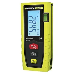 Télémètre laser METRICA One 30m - 61120, mesure distance, surface et volume, écran rétroéclairé