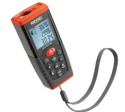 Télémètre laser RIDGID micro LM100 modèle 36158 - portée 100 m, calculs distance/aire/volume