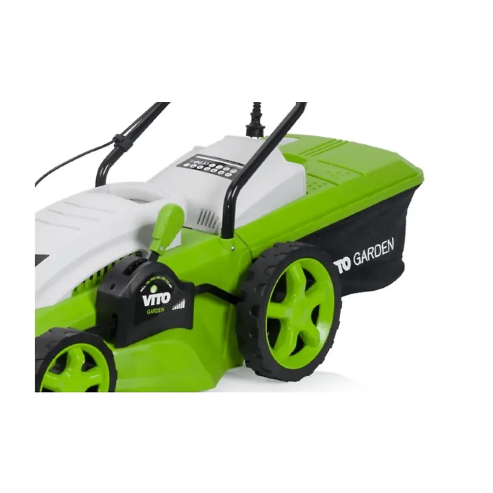Tondeuse electrique 1800W Moteur induction Coupe 42 cm - 3 hauteurs de coupe - bac 50L VITO