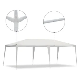 Tonnelle de jardin pour fêtes et événements 3x6 m
