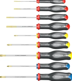 Tournevis Facom Protwist - En coffret, 9 pièces