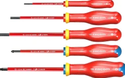 Tournevis isolés 1000V Facom - 5 pièces