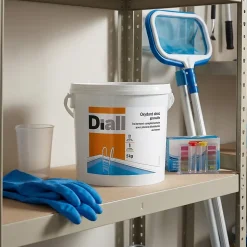 Traitement complémentaire pour piscine Oxydant choc action 5 kg Diall