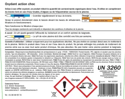 Traitement complémentaire pour piscine Oxydant choc action 5 kg Diall