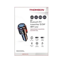 Transmetteur FM THOMSON Bluetooth 48W USB-C PD30W 2x USB-A Noir