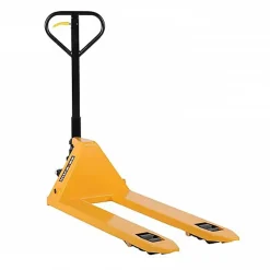 Transpalette manuel jaune 3T pour charge lourde - Fourches 1150x540mm - Roues caoutchouc - Industrie et logistique - 1130041602