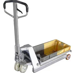 Transpalette pour bac alimentaire en acier galvanisé anti-corrosion - Transport de bac de 30/60 litres - 857009733