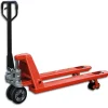 Transpalette roues directrices caoutchouc, boggies polyuréthane - Haute résistance - Fourches 1150x540mm - Charge max 2500kg -