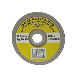 Tresse à dessouder Castolin D.2 mm l.1,5mm