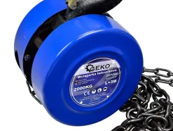 Treuil À Chaîne GEKO PREMIUM 2T 3M Acier Fort Pour Atelier