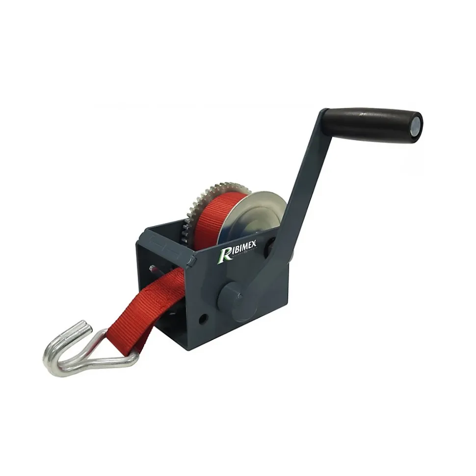 Treuil à manivelle à sangle 900 kgs Ribimex PRTRM900SPRO série pro