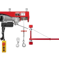 Treuil Electrique et Bras de support de palan électrique,Chevre de Levage 220v 1200W