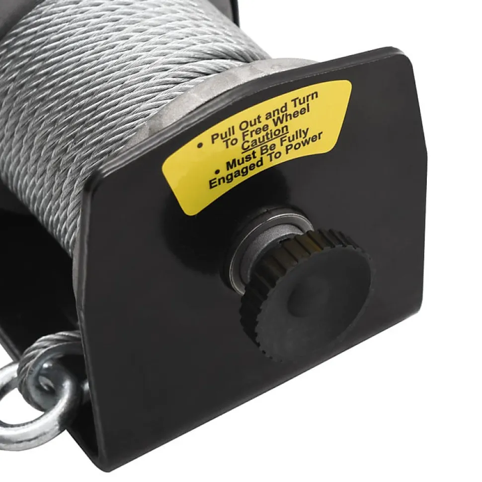 Treuil électrique 12 V 907 kg Télécommande filaire