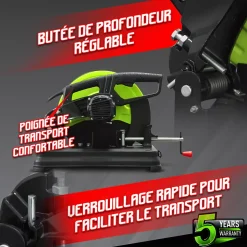 Tronçonneuse à métaux 2300W - Diamètre du disque 355mm - Constructor