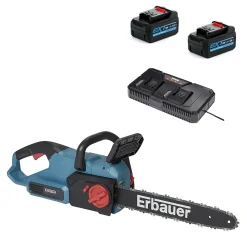 Tronçonneuse sans fil sur batterie Erbauer ECSG3640-Li 18V guide 40 cm (avec 2 batteries et chargeur)
