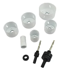 Trépan bi-métal électricien universel - 6 pièces