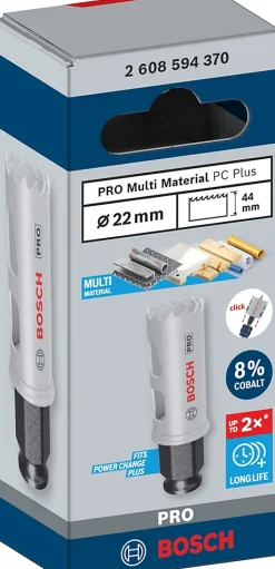 Trépan Bosch pro pour multi-matériaux Ø.22mm