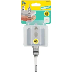 Trépan carbure de tungstène SDS+ Wolfraft ø68 mm pour béton, maçonnerie et pierre