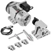 Tête de division, mandrin 3 mâchoires K11-100 mm, diviseur fraiseuse CNC 4ème axe.