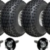 Twin axle - ATV quad trailer kit 620kg capacity, 22x11.00-8 knobby wheels (no hi