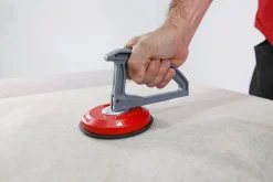 Ventouse simple surface rugueuse rouge Rubi