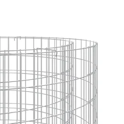 VidaXL - Foyer en gabion - Fer galvanise - 50 cm - Design circulaire