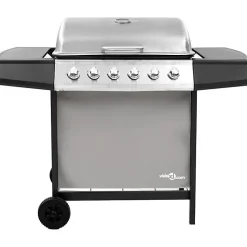 vidaXL Barbecue Gril à Gaz avec 6 Brûleurs Gril d'Extérieur Grille de Cuisson Barbecue de Jardin Barbecue de Terrasse 48553
