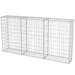 vidaXL Panier de gabion Acier galvanisé 200x30x100 cm