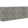 vidaXL Panier de gabion Acier inoxydable 85 x 30 x 200 cm