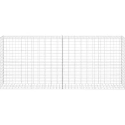 vidaXL Panier de gabion Acier inoxydable 85 x 30 x 200 cm