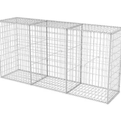 vidaXL Panier de gabion Acier galvanisé 200x50x100 cm